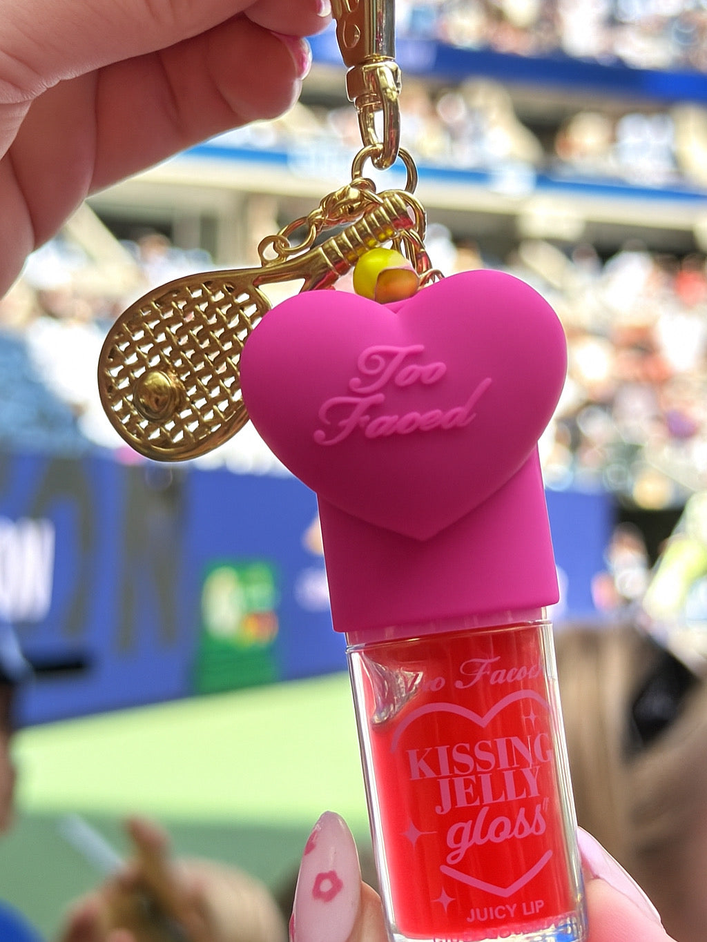 18k Gold Plated Brass Tennis Ball Charm