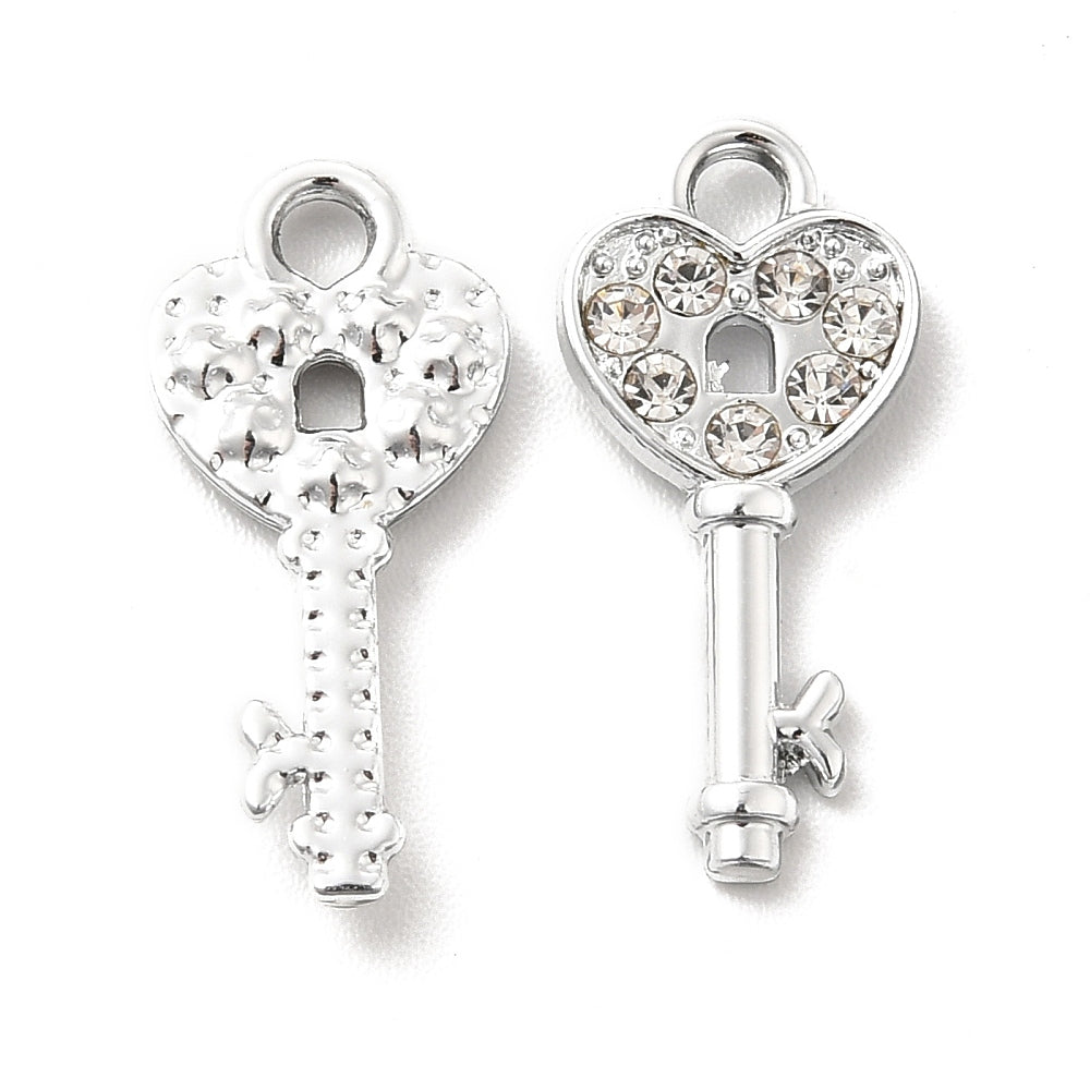 Alloy Key Charm