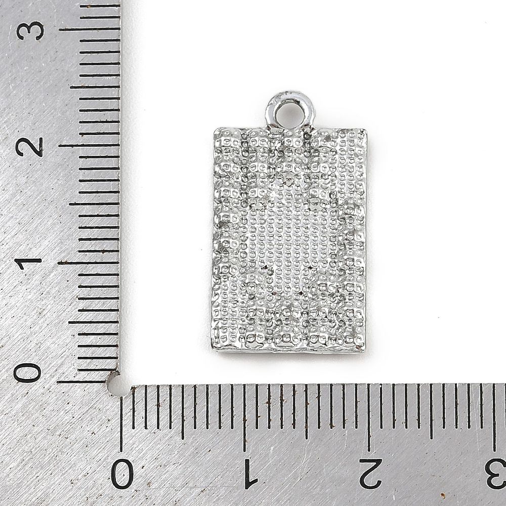 Silver Alloy Ace of Spades Charm