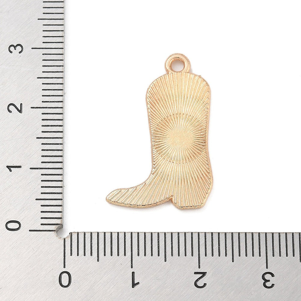 Gold Alloy Western Cowboy Charm