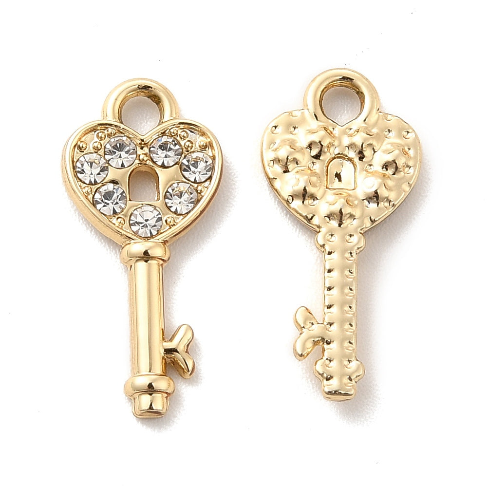 Alloy Key Charm