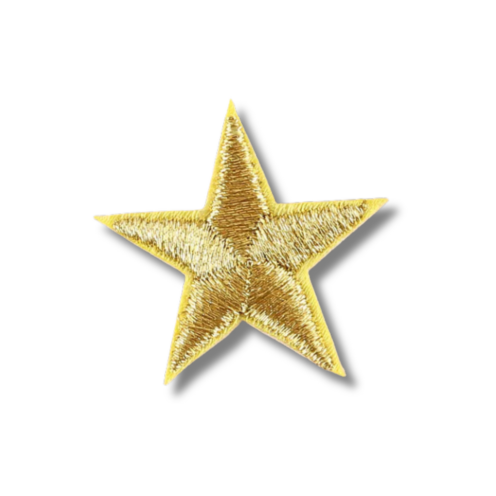 Star Embroidered Iron On Patch