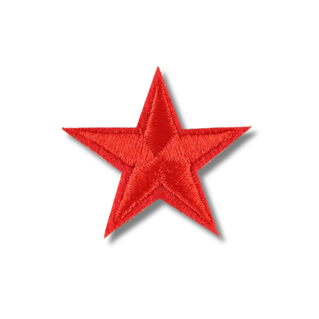 Star Embroidered Iron On Patch