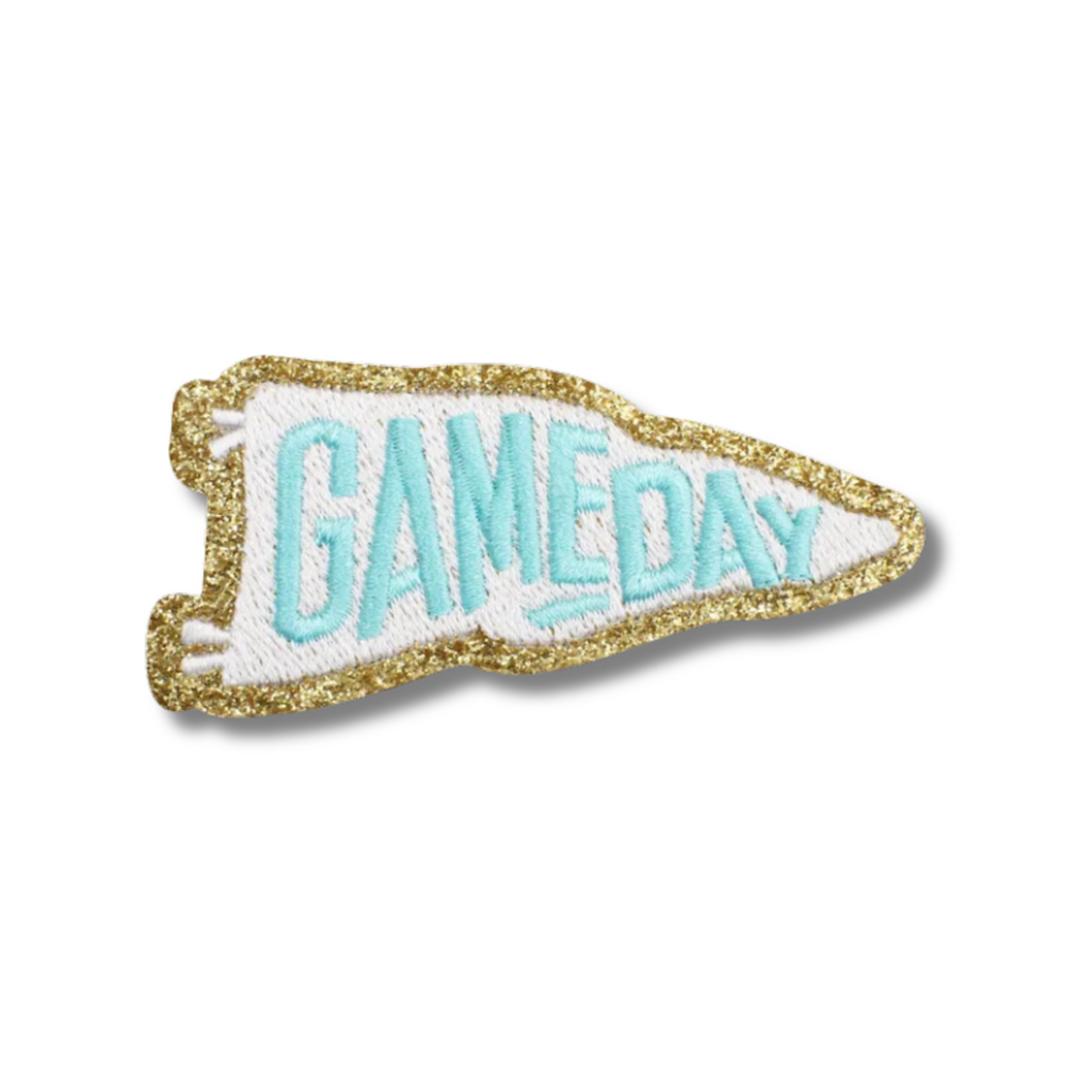Gameday Banner Embroidered Iron On Patch