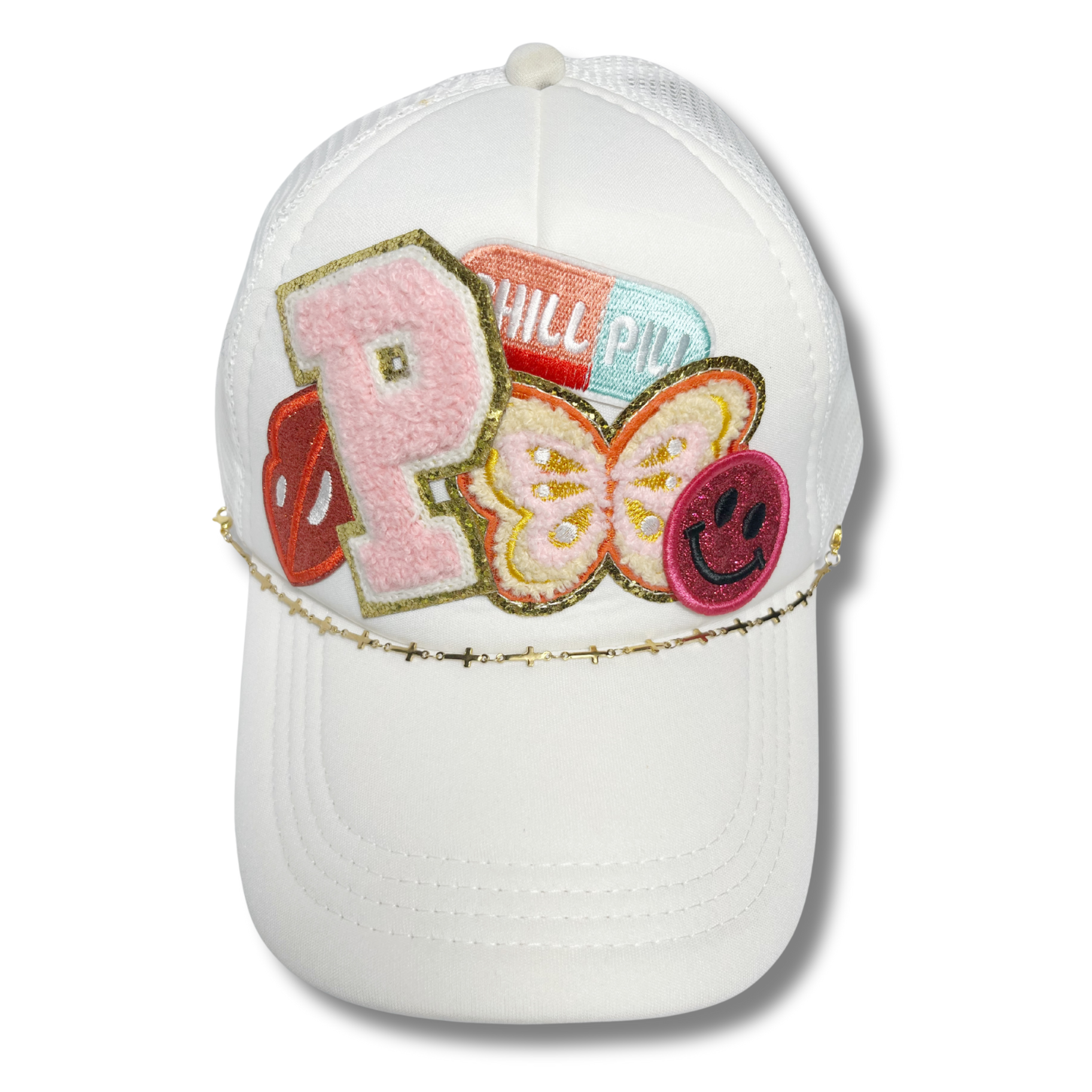 Cross Trucker Hat Chain