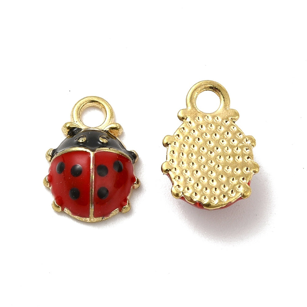 Alloy Ladybug Charm