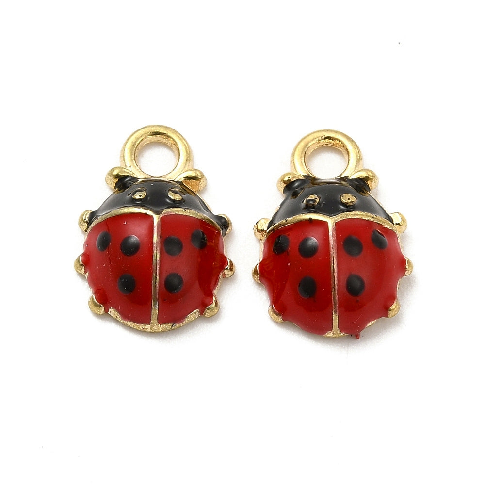 Alloy Ladybug Charm