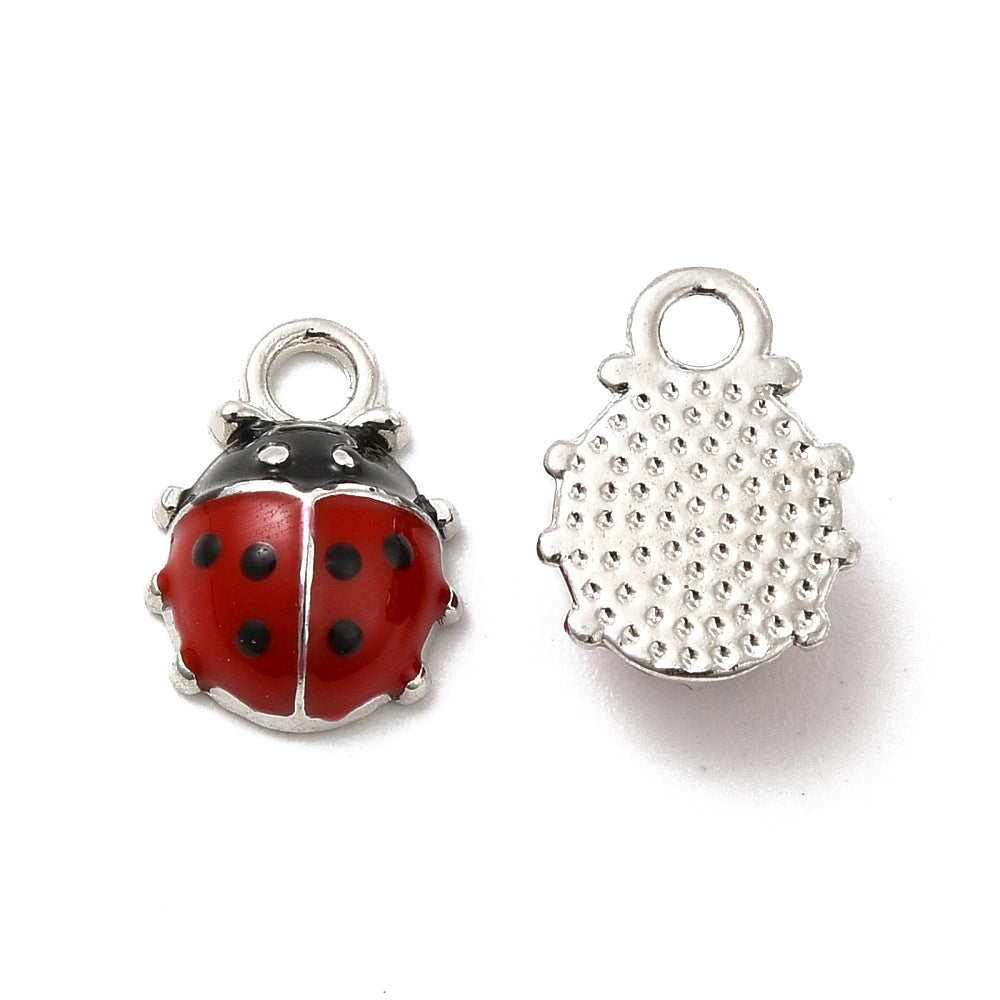 Alloy Ladybug Charm