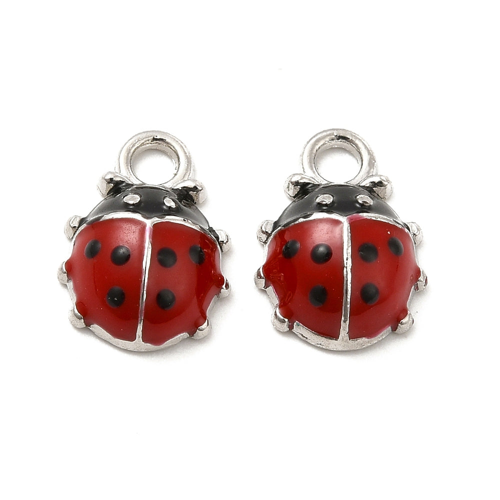 Alloy Ladybug Charm