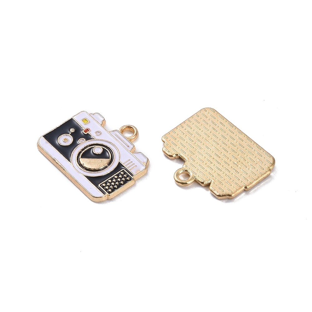 Gold Alloy Camera Charm