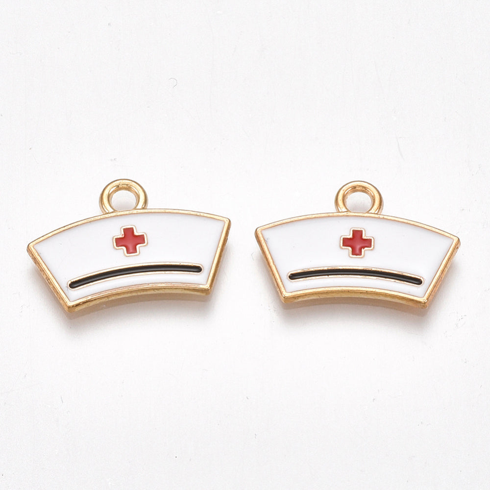 Gold Alloy Nurse Charm