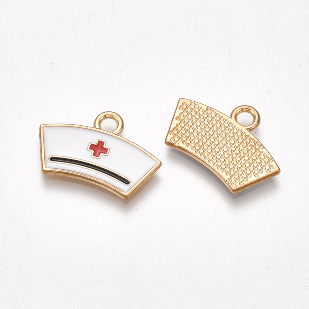 Gold Alloy Nurse Charm