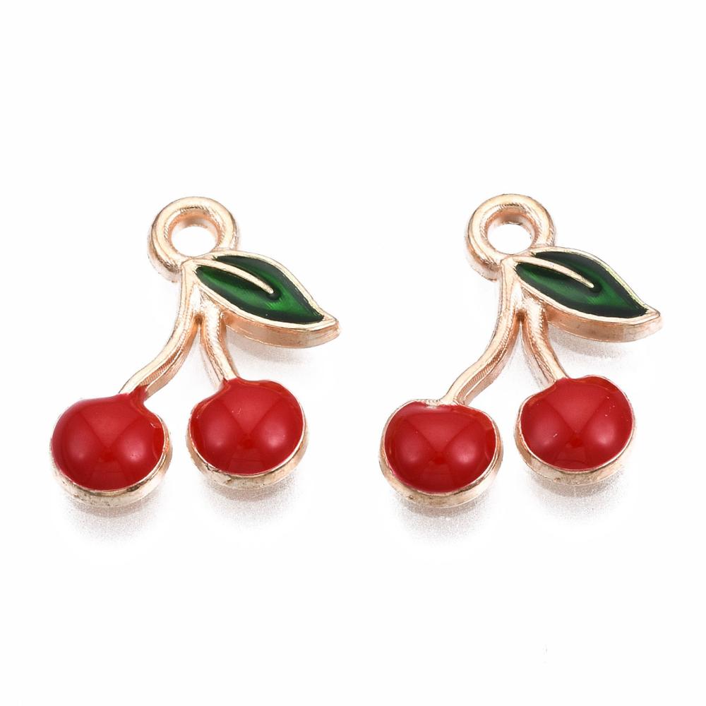 Gold Alloy Cherry Charm