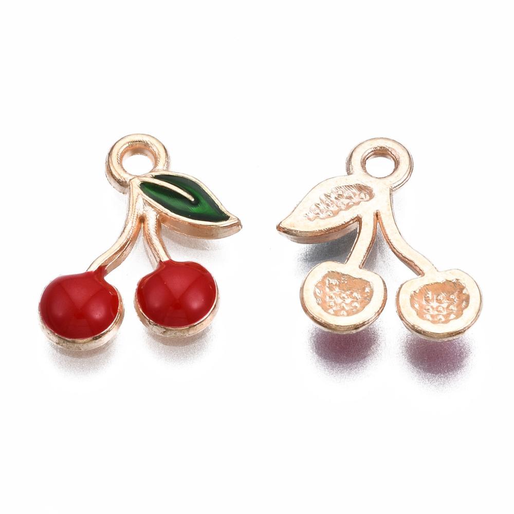 Gold Alloy Cherry Charm