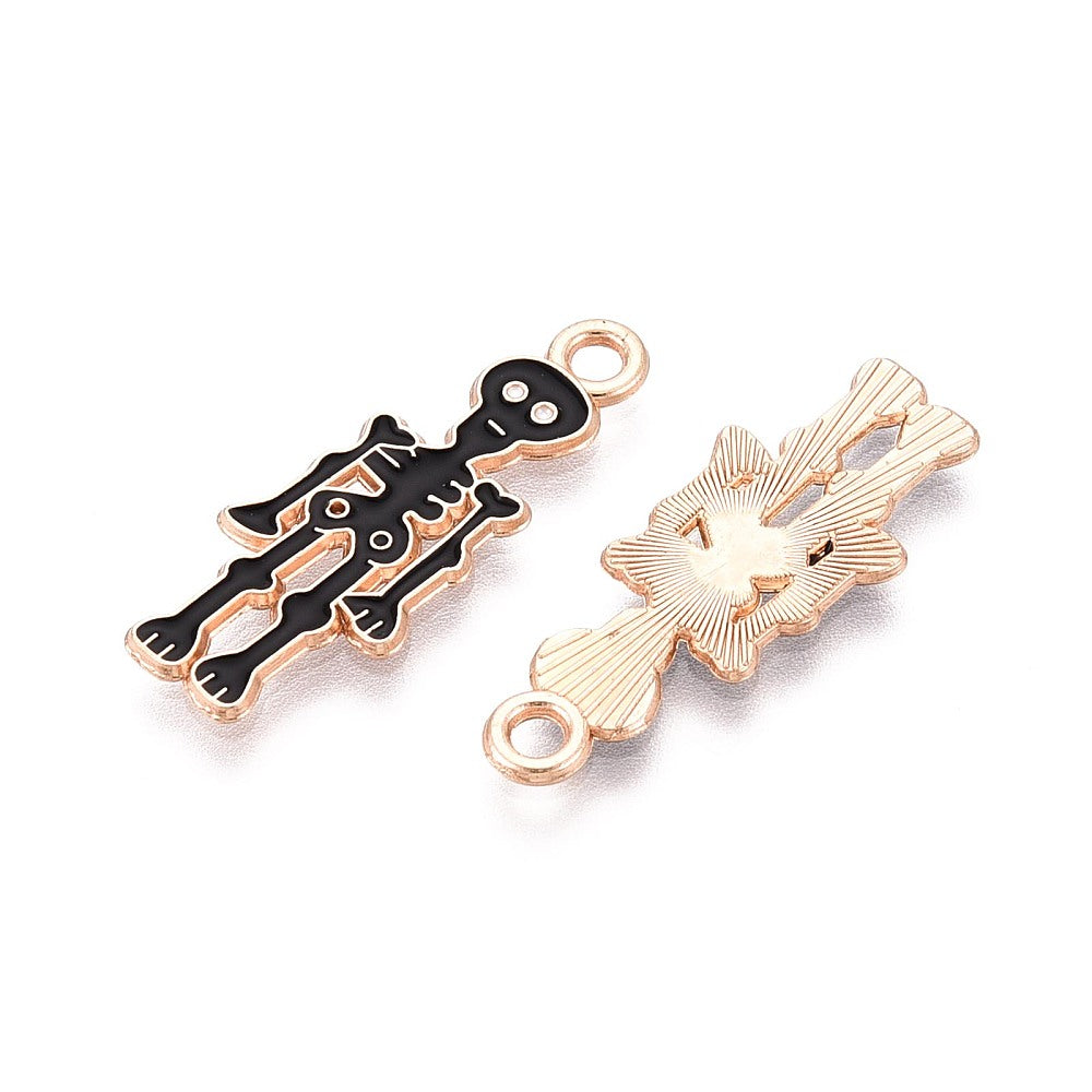 Gold Alloy Skeleton Charm