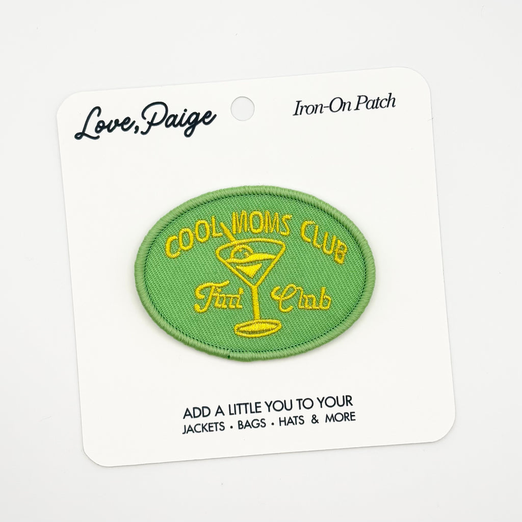 Cool Moms Club Iron-On Patch