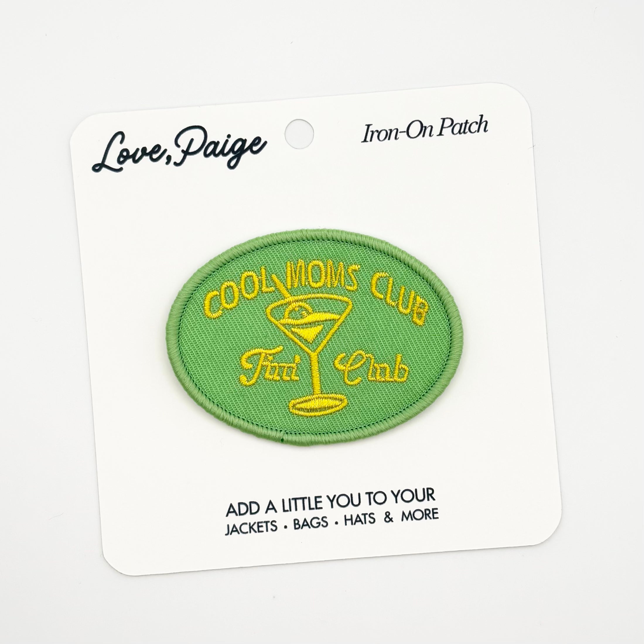 Cool Moms Club Iron-On Patch