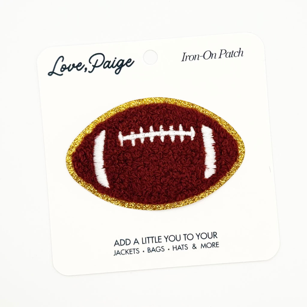 Football Iron-On Patch