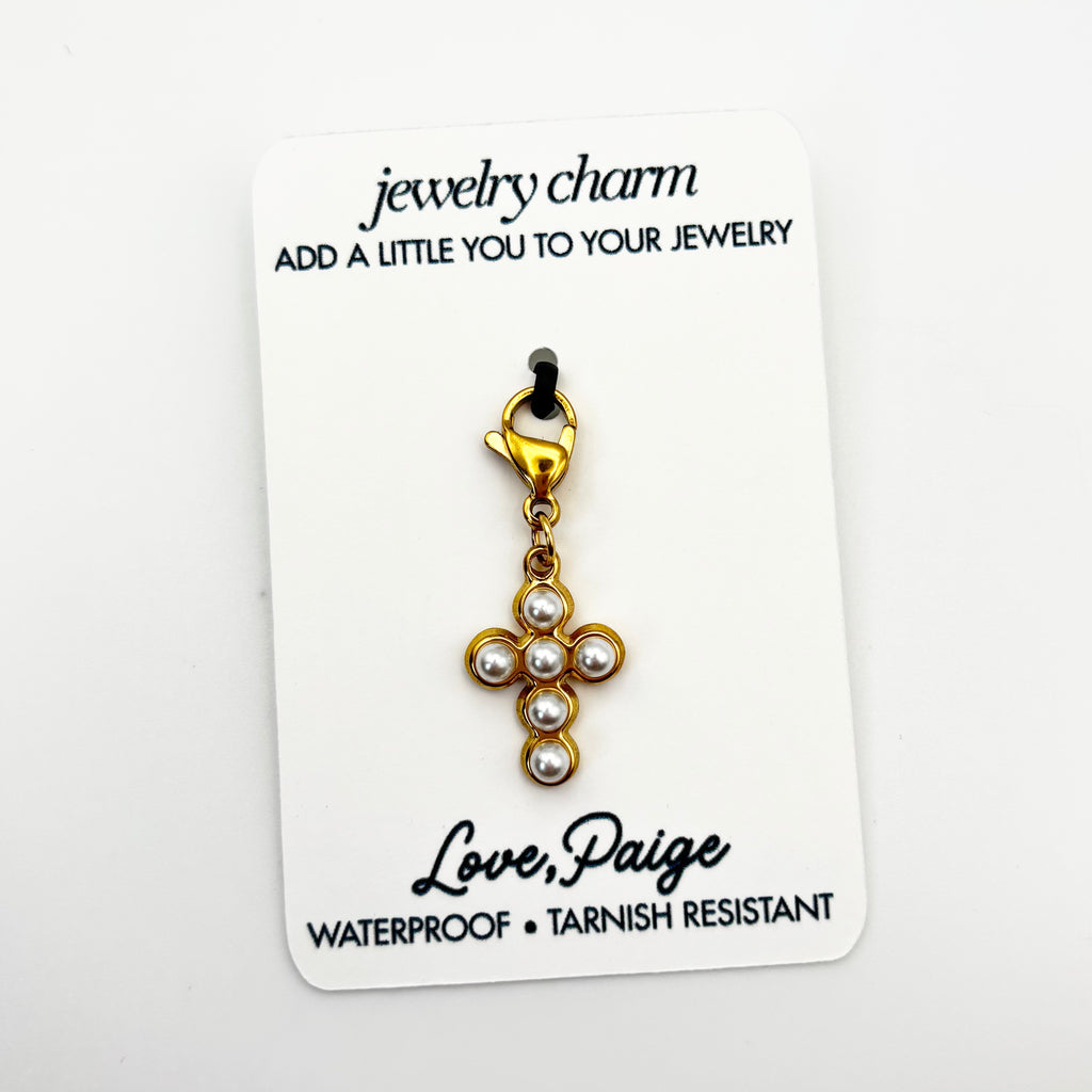 Cross Jewelry Charm Gold