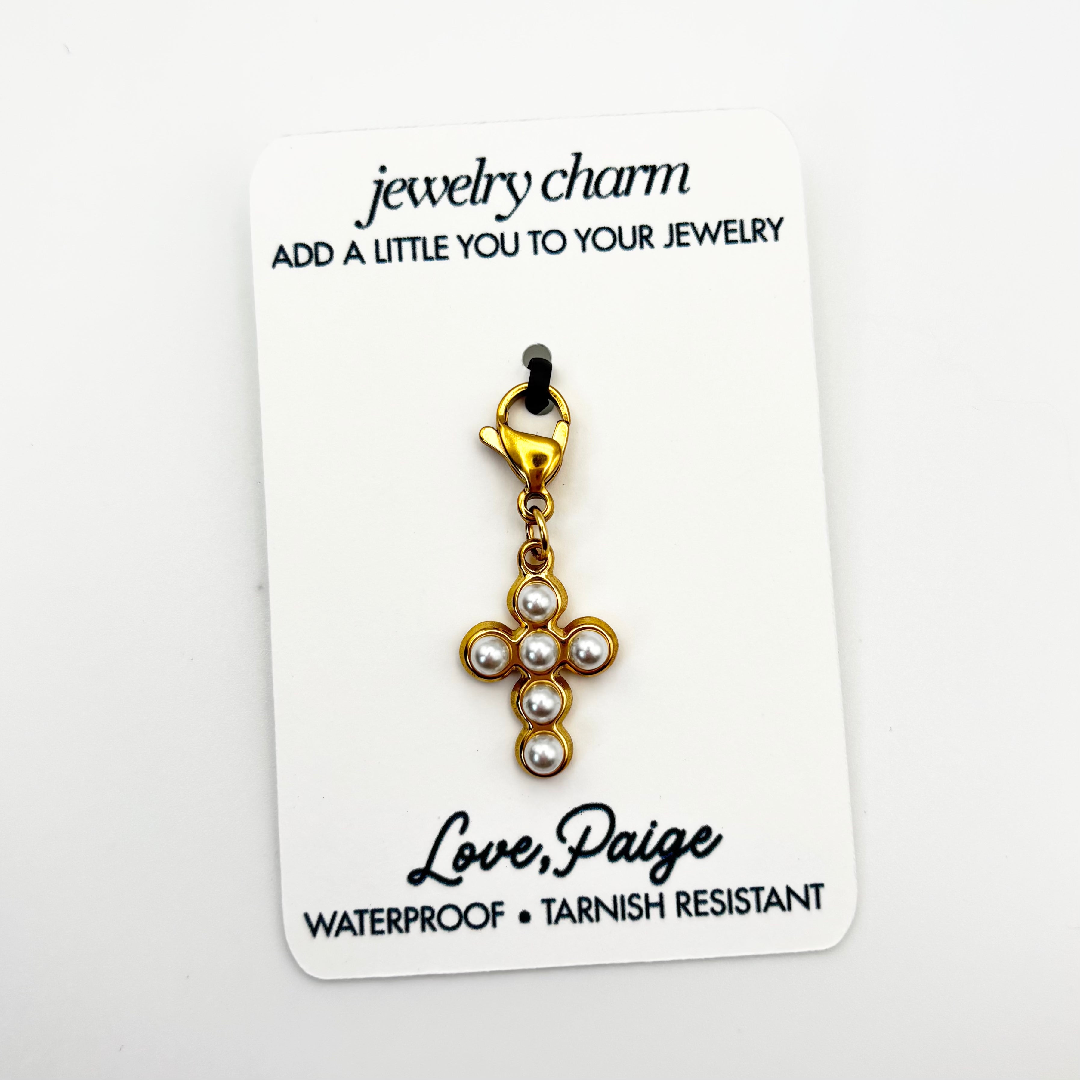 Cross Jewelry Charm Gold