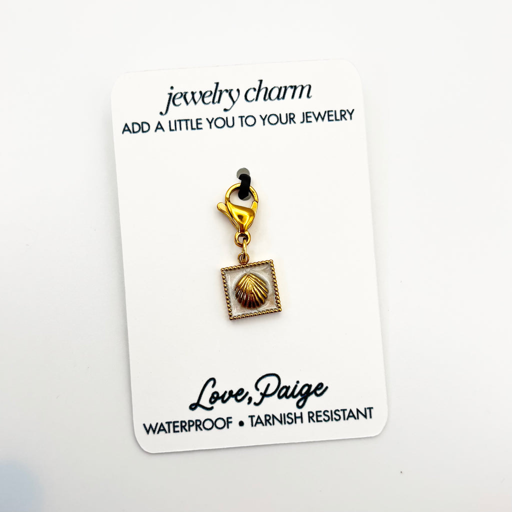 Seashell Jewelry Charm Gold
