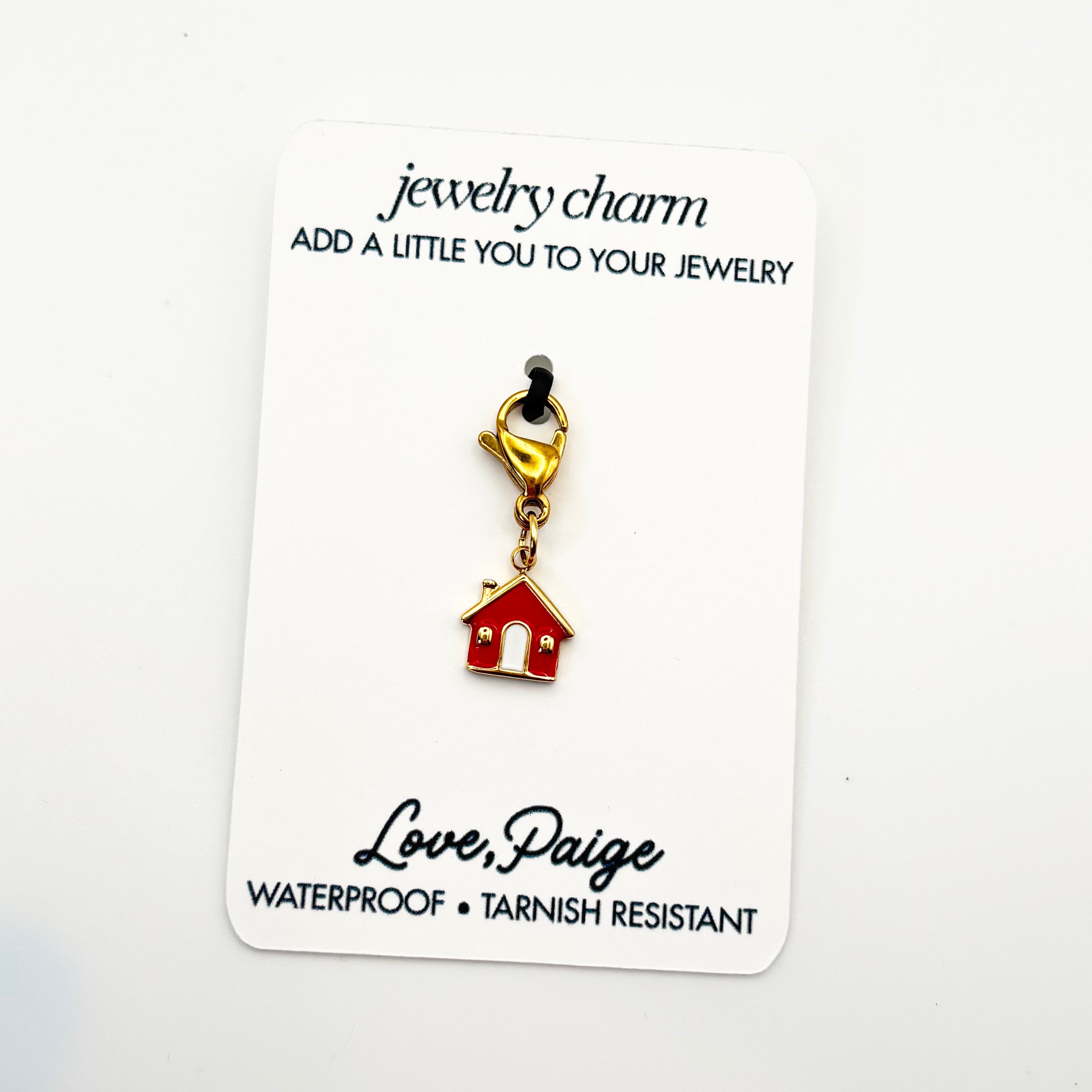 Red House Jewelry Charm Gold