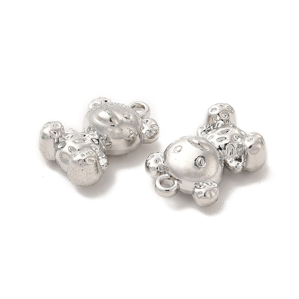 Alloy Teddy Bear Charm