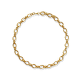 Oval Link Gold Chain Necklace