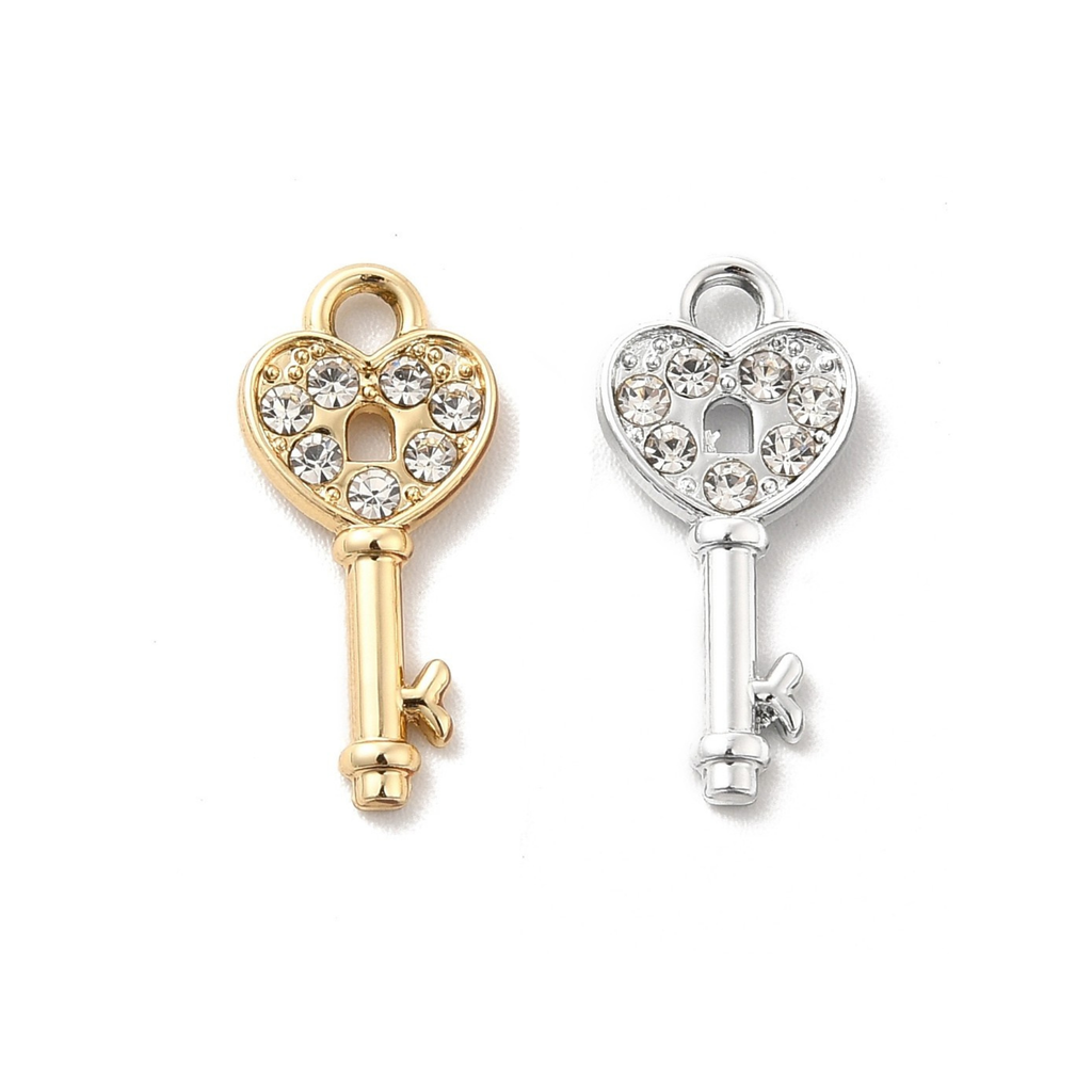 Alloy Key Charm