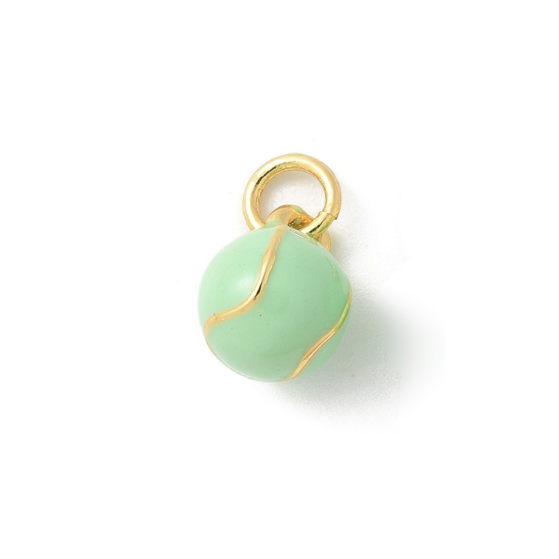 18k Gold Plated Brass Mini Sports Charm