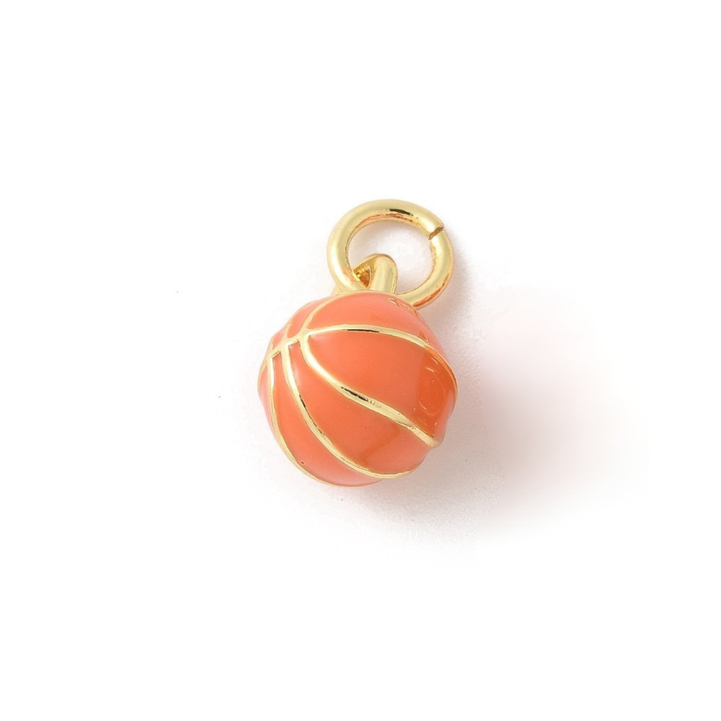 18k Gold Plated Brass Mini Sports Charm