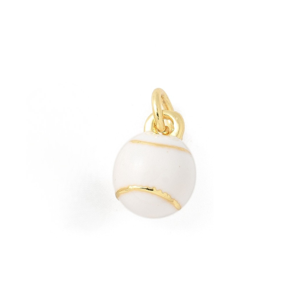 18k Gold Plated Brass Mini Sports Charm