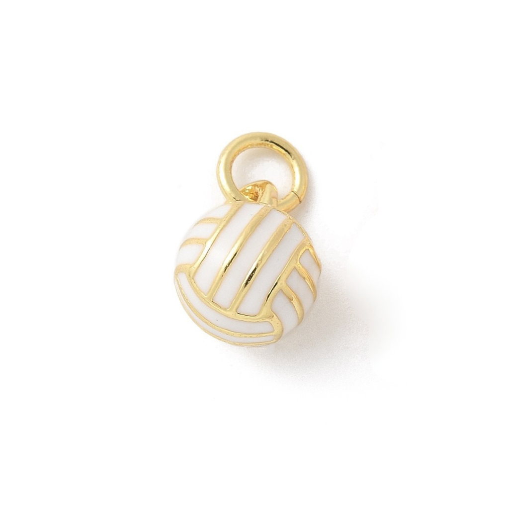 18k Gold Plated Brass Mini Sports Charm