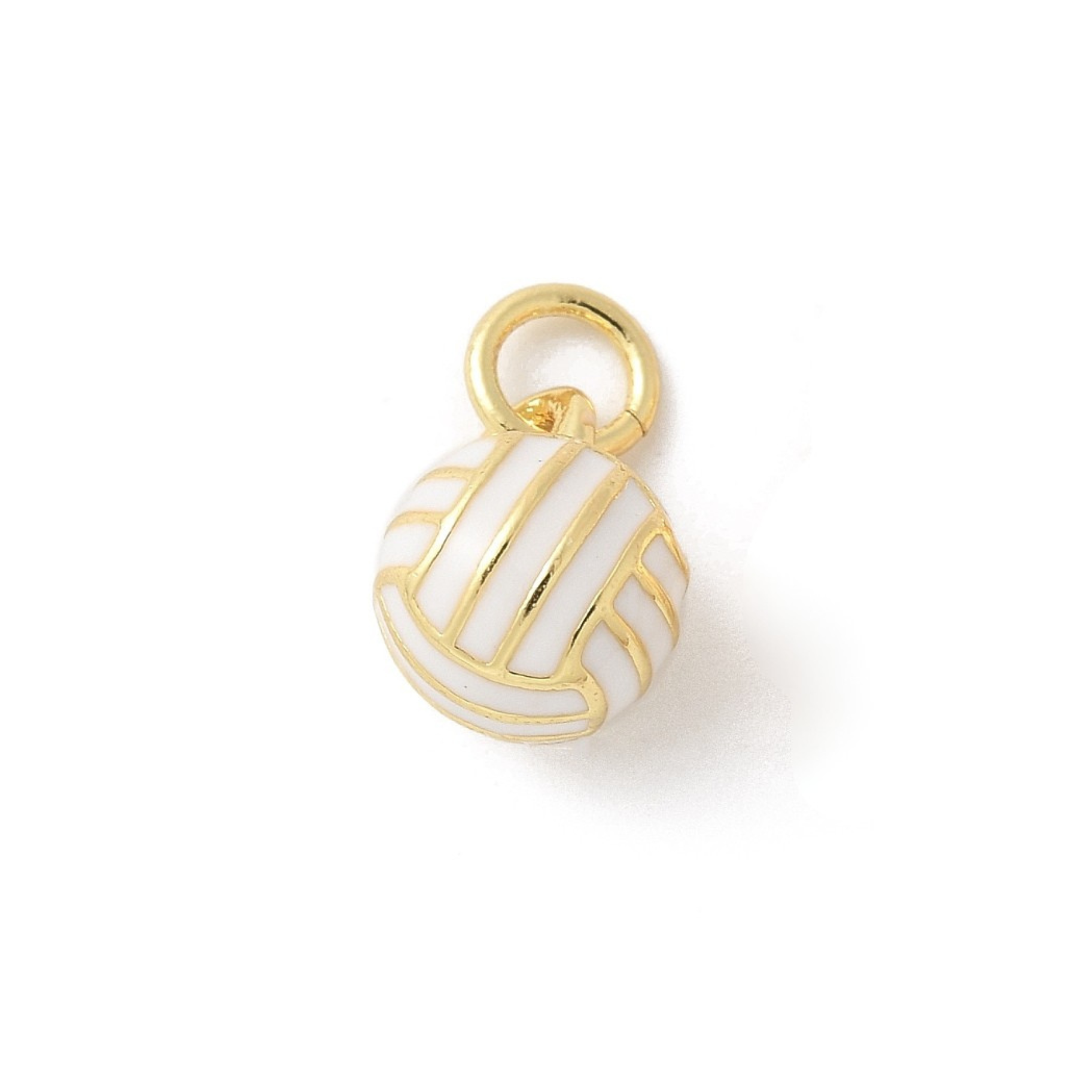 18k Gold Plated Brass Mini Sports Charm