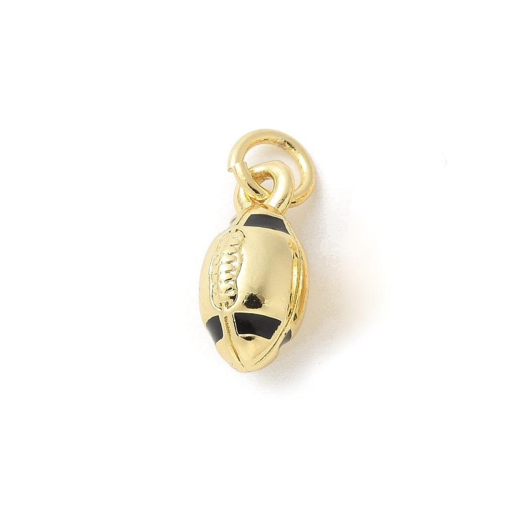 18k Gold Plated Brass Mini Sports Charm