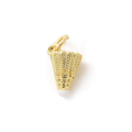 18k Gold Plated Brass Mini Sports Charm