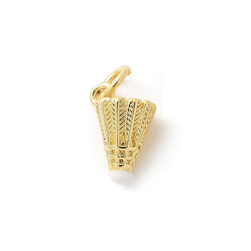 18k Gold Plated Brass Mini Sports Charm