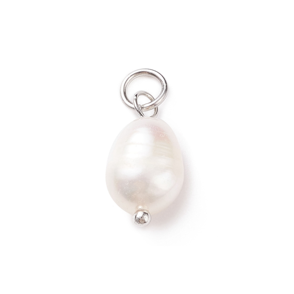 Brass Freshwater Pearl Charm