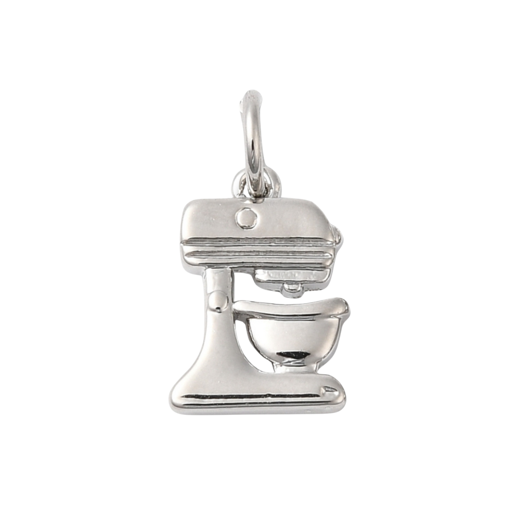 Silver Brass Mixer Charm