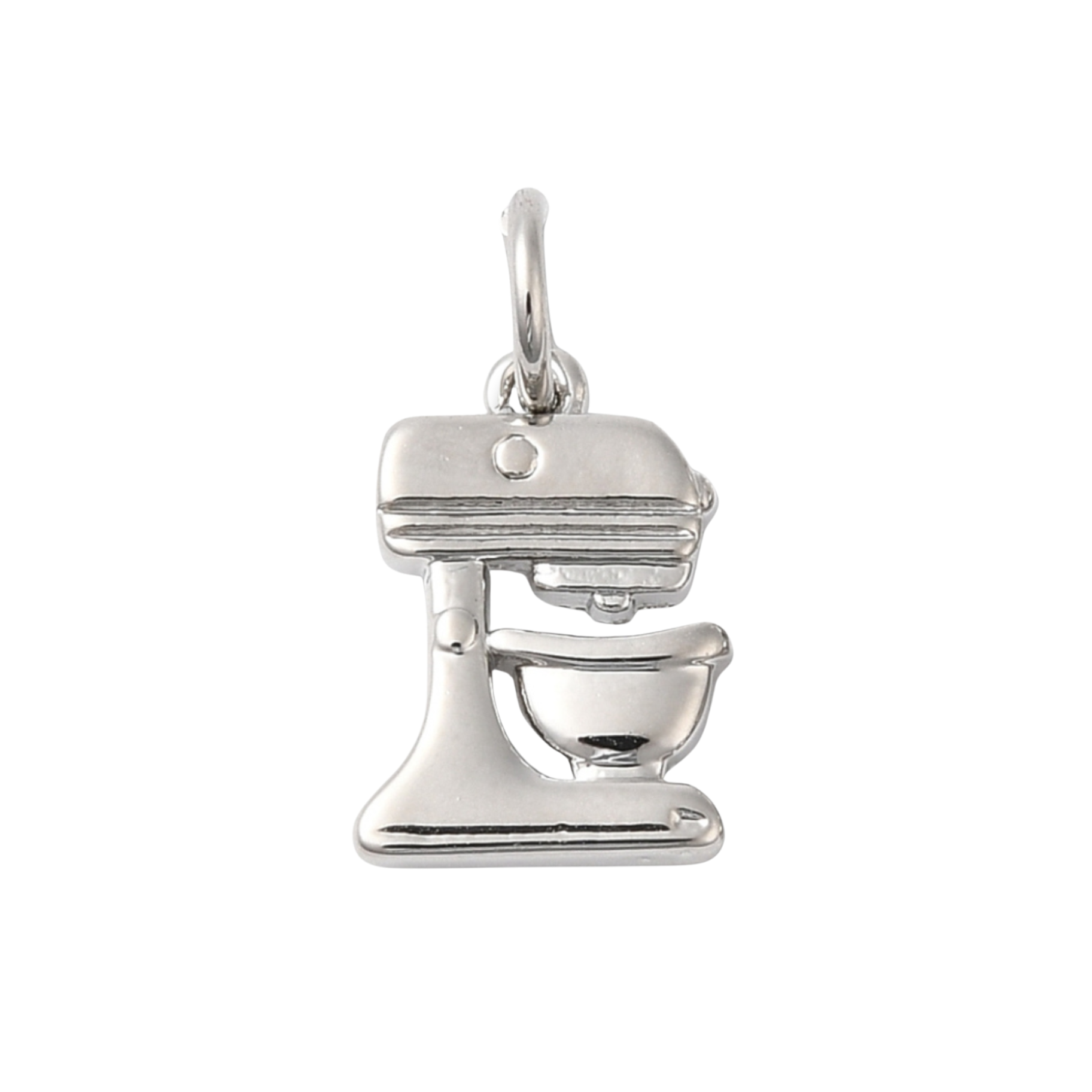Silver Brass Mixer Charm