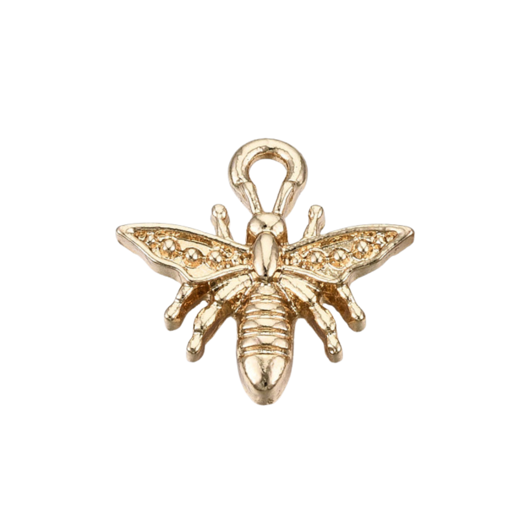 Gold Alloy Bee Charm