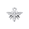 Silver Alloy Bee Charm