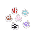 Silver Alloy Assorted Cat Paw Charm