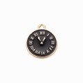 Gold Alloy Clock Charm