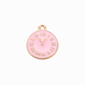 Gold Alloy Clock Charm