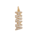 18k Gold Plated Brass Mama Charm