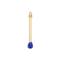 16k Gold Plated Brass Match Stick Charm