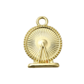 Gold Alloy Ferris Wheel Charm