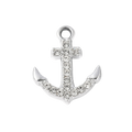 Silver Alloy Anchor Charm