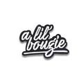 A Lil' Bougie Embroidered Patch - Iron-On Applique